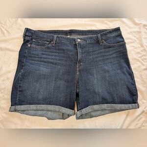 Women's Levi's‎ Blue Denim Shorts Size 24W